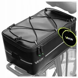vayox Gepäckträgertasche 8L schwarz