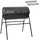 vidaXL Fassgrill mit 2 Kochrosten schwarz