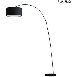 Faro Stehleuchte PAPUA 200cm, 1xIP27, IP20, schwarz matt FAR-68463