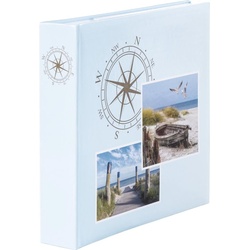 Hama, Fotoalbum, Memo-Album „Compass“, für 200 Fotos im Format 10×15 cm (10 x 15 cm)