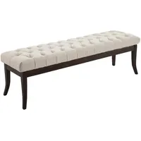 CLP Sitzbank Ramses Stoff antik-dunkel creme/150 cm