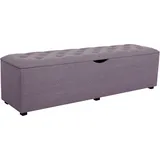 Home Affaire Hockerbank Knobbed Lila 160 x 42 x 40 cm