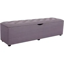 Home Affaire Hockerbank Knobbed Lila 160 x 42 x 40 cm