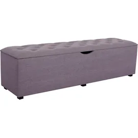 Home Affaire Hockerbank Knobbed Lila 160 x 42 x 40 cm