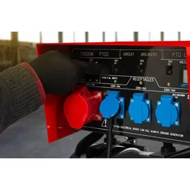 Eberth Zapfwellengenerator 18,75 kVA rot