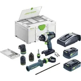 Festool TPC 18/4 5.0/4.0 I-Set/XL Quadrive inkl. 2 x 4,0/5,0 Ah + Koffer + Zubehör 577622