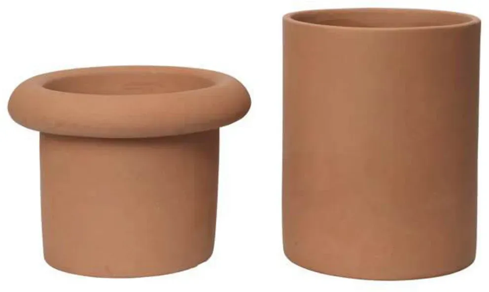 Pflanzenkasten ferm LIVING, Orange, für Wohnzimmer, Stein - 36