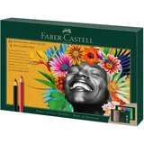 Faber-Castell Polychromos & Pitt Graphite Matt Malset farbsortiert, 50 St.