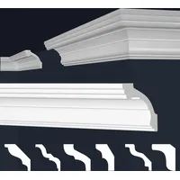 Marbet Design Stuckleisten XPS Styropor weiß - Deckenleisten Deckenabschlussleisten