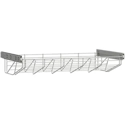 Schublade FORTE, grau, B:82cm H:16cm T:50cm, Schubladen, Ablage, platzsparend, einfache Montage, Metall