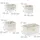 Relaxdays Aufbewahrungskorb Bambus 4er Set 23 x 33 x 17 cm braun