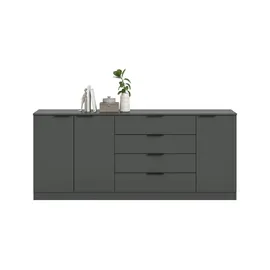 VCM KOPENHAGEN 185 x 79 x 35 cm Anthrazit