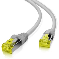 Helos Patchkabel S/FTP, RJ-45/RJ-45, 1.5m, grau (118066)