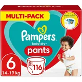 Pampers Baby Dry Pants Größe 6 Extra Large 15+kg MonatsBox, 116 Stück