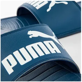 Puma Unisex Popcat 20 Slide Sandal, Inky Blue White, 39