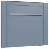 Bravios Durchwurfbriefkasten Zaunbriefkasten Latina in Grau Metallic