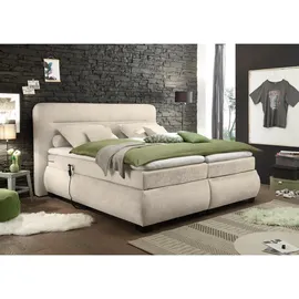 MID.YOU Boxspringbett 180 x 200 cm H2 Sand