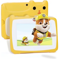 C idea 7-Zoll-Kinder-Tablets, Android 12-Tablet für Kinder mit Hülle, 32 GB + 32 GB erweitert, HD-IPS-Sicherheits-Augenschutz für Kinder von 3–7 Jahren