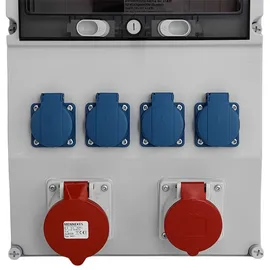 Doktorvolt Stromverteiler eXT 32A 16A 4x230V Baustromverteiler Doktorvolt