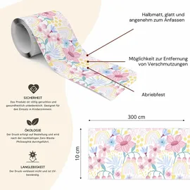 Muralo Tapetenbordüre selbstklebend 10 cm x 300 cm Rosa 10