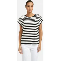 Smith & Soul T-Shirt gestreift Schwarz S