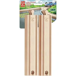 HAPE E3779 Lange gerade Eisenbahnschienen für Holzeisenbahn, 4 Stück