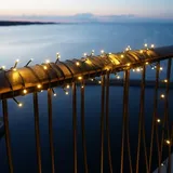 Sirius Lichterkette Easy-Line 80 LED warmweiß außen 7,9 m grün