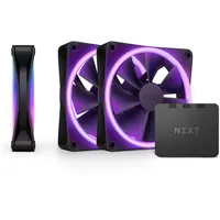 NZXT F120 RGB DUO Gehäuselüfter 120 mm Schwarz 3er mit Controller