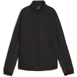 Steppjacke PUMA "Kyley Gesteppte Golfjacke Damen", Damen, Gr. M, schwarz, Obermaterial: 100% Polyester; Futter: 100% Polyester; Taschenfutter: 100% Polyester; Füllung: 100% Polyester; Ärmelbund: 13% Elasthan, 87% Polyester; Seite: 100% Polyester; Einsatz: 100% Polyester, Langarm, Jacken