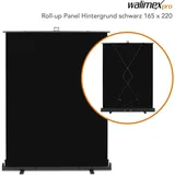 Walimex pro Roll-up Panel Hintergrund 165x220 schwarz (23206)