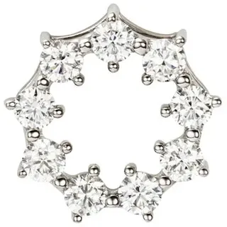 PLATINITY Anhänger 9 Brillanten zus. ca. 0,50ct Platin 950