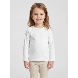 TupTam Baby Mädchen Langarmshirt 5er Set, Farbe: White, Größe: 86 - 86