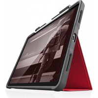 STM Goods STM Dux Plus Case für Apple iPad Air 10,9" (2022/2020), rot/transparent