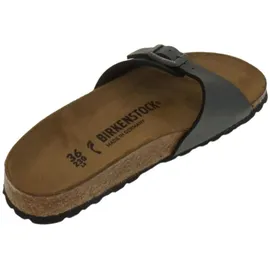 Birkenstock Madrid Birko-Flor schmal schwarz metallic 38