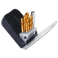 EXACT Spiralbohrerbit-Set Tin beschichtet ClipSet F Spibo-Bits 3-10mm TIN