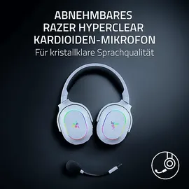 Razer Barracuda X Chroma, Over-ear Gaming Headset Weiß