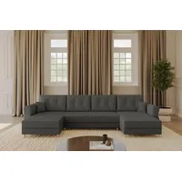 Altdecor Ecksofa in U-Form mit Schlaffunktion und Bettkasten APOL-U