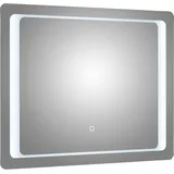 Saphir »Quickset Spiegel inkl. LED-Beleuchtung und Touchsensor, 90 cm breit« Flächenspiegel rechteckig, 12V LED, 20 Watt, Wandspiegel