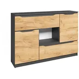 Vicco Kommode Ruben, 120 x 84 cm mit Schubladen