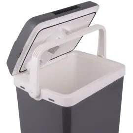Vaiko Vaiko® Kühlbox 12V 230V Camping, Kühlschrank Thermoelektrische Warmhaltebox – Grau