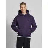 Hoodie mit Kapuze, Aubergine, XXL