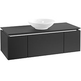 Villeroy & Boch Legato Waschtischunterschrank für ein Waschbecken M | 3 Auszüge | Breite 1200 mm##Mit LED-Beleuchtung Für .. B577L0PD