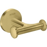 HANSGROHE Axor Handtuckhaken 42812950 doppelt, Wandmontage, brushed brass