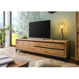 MASSIVMOEBEL24.DE VILLANDERS TV-Lowboard 220x40x56 cm Beige Massivholz