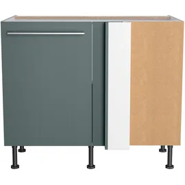 kochstation Eckunterschrank KS-Bern2 100 x 65 x 87 cm Grün