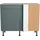 kochstation Eckunterschrank KS-Bern2 100 x 65 x 87 cm Grün