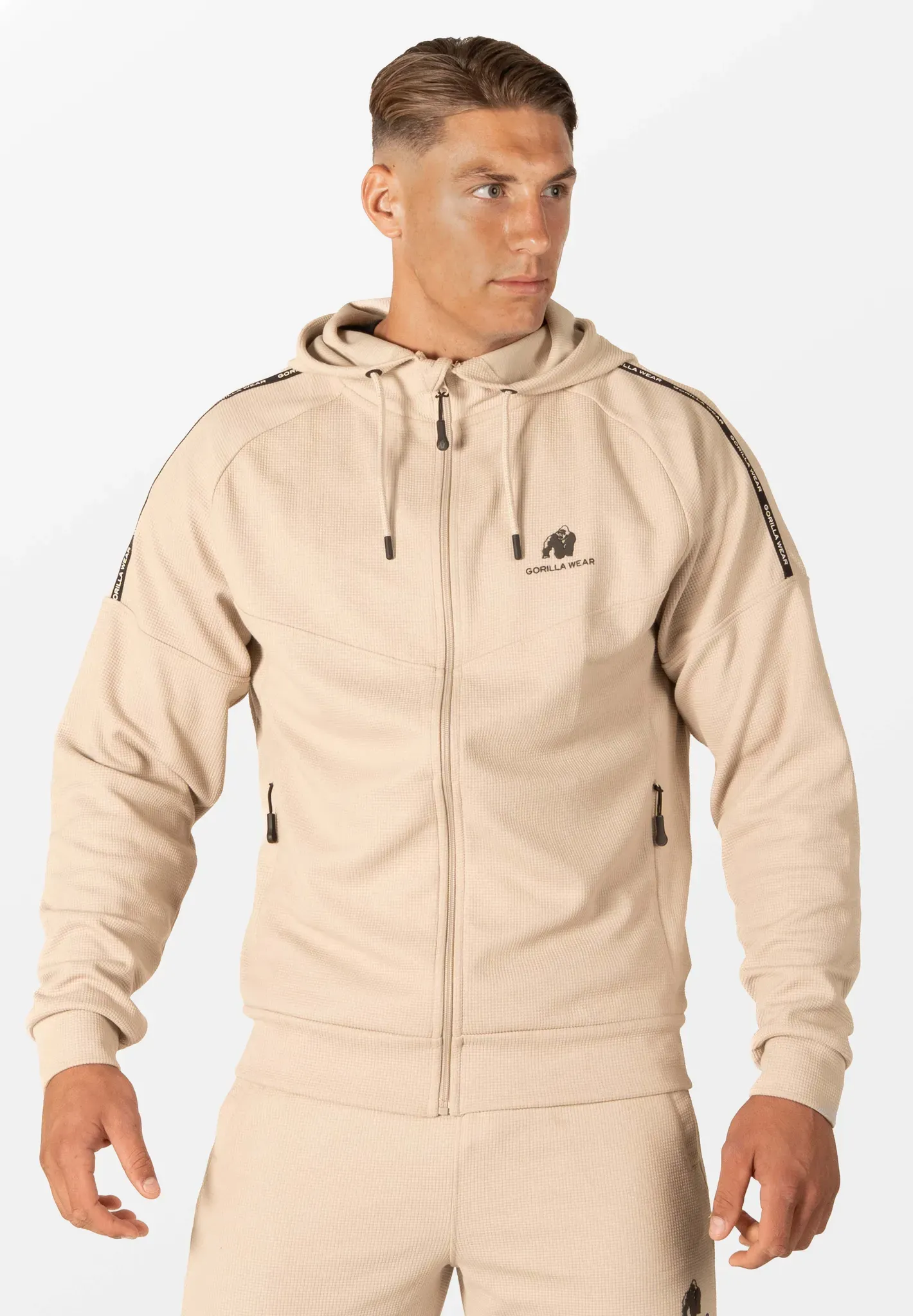 Harvey Trainingsjacke - Beige - XL