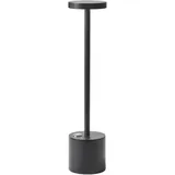 Beliani Tischlampe Schwarz