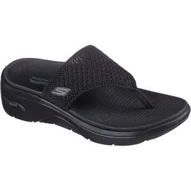 SKECHERS Damen On-the-Go Walk Arch Fit 2.0 Sandale - Carrie, Schwarz/Schwarz, 41 EU