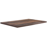 Forte Tischsystem: Tischplatte aus Holzwerkstoff in Old Wood Vintage, 140 x 3,8 x 90 cm